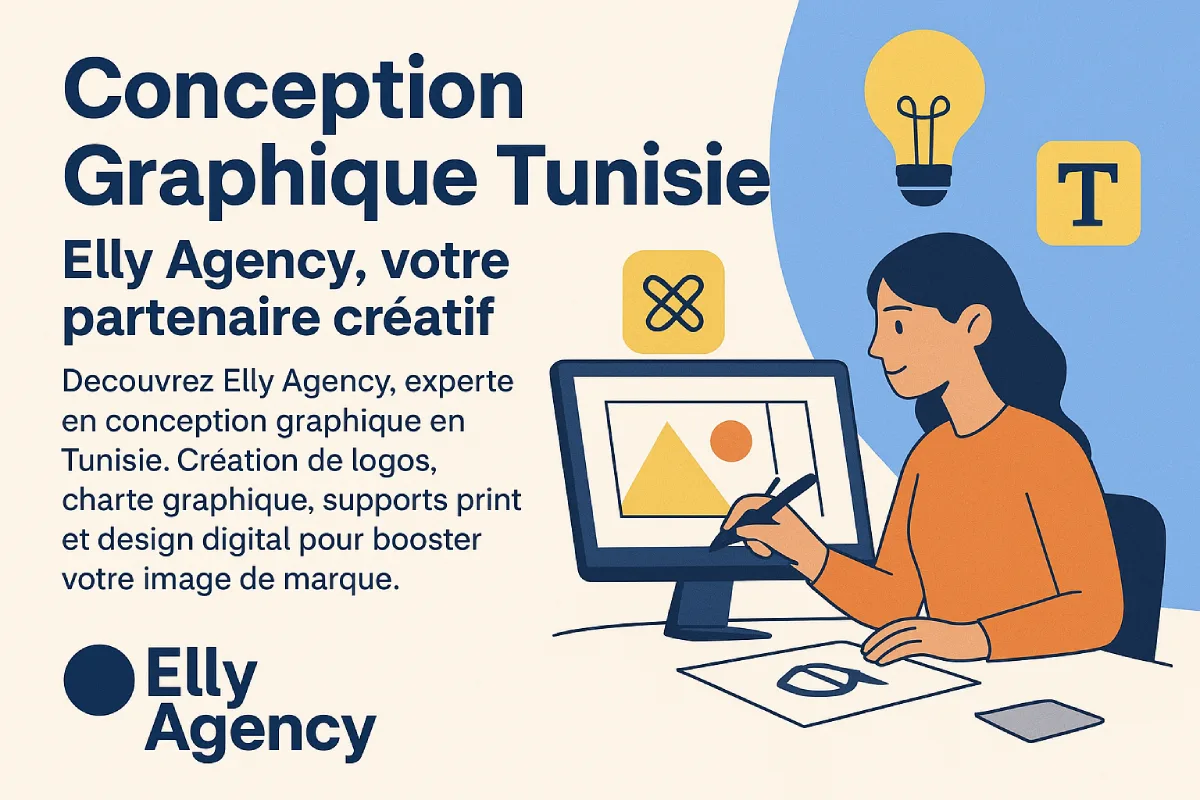 Conception Graphique Tunisie – votre partenaire créatif 1 Conception Graphique Tunisie – Elly Agency, votre partenaire créatif