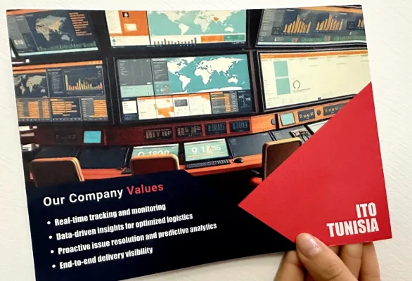 Conception d’une Brochure Professionnelle en Tunisie 2 Une brochure pensée pour valoriser l’image de votre entreprise