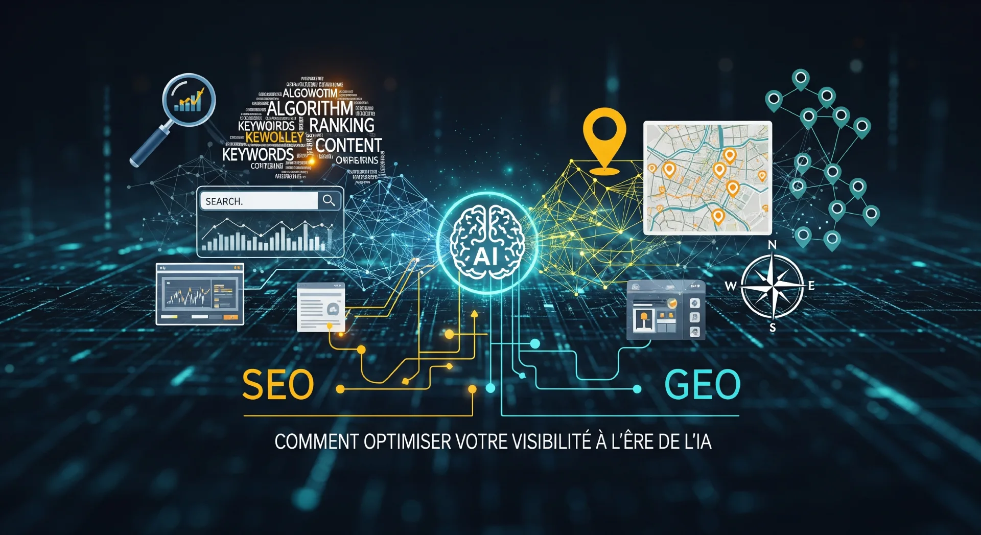 SEO et GEO : Comment Optimiser Votre Visibilité à l’Ère de l’IA 1 SEO et GEO _ Comment Optimiser Votre Visibilité à l’Ère de l’IA