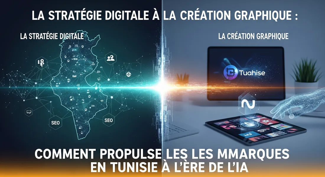 De la stratégie digitale à la création graphique : comment Elly Agency propulse les marques en Tunisie à l’ère de l’IA 1 Elly Agency, agence digitale en Tunisie, accompagne les marques avec des stratégies SEO & GEO, la création graphique et le web design optimisé pour l’IA générative.