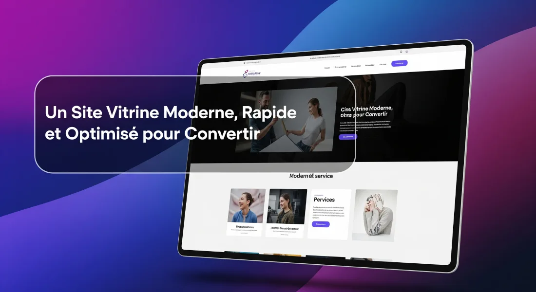 Création de Site Vitrine Moderne en tunise
