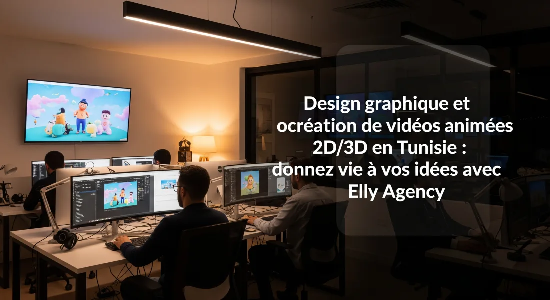 Design graphique et création de vidéos animées 2D_3D en Tunisie