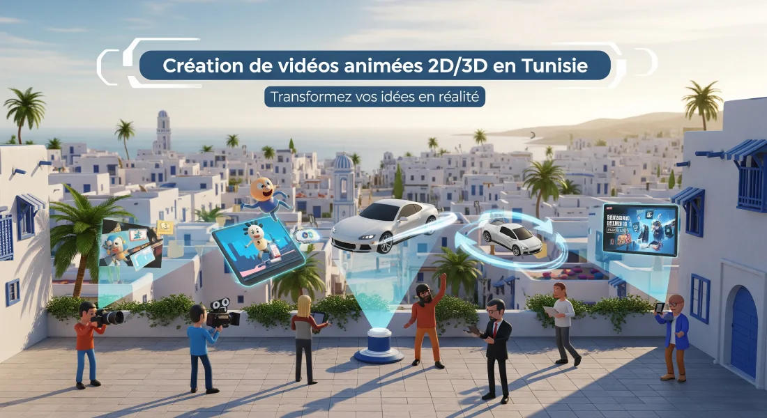 Design graphique et animation 2D_3D en Tunisie