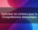 Optimiser un contenu pour la Compréhension Sémantique